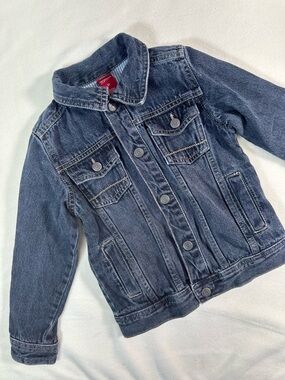 Arizona Jean Co. Kids’ Classic Dark Blue Denim Jacket Size 5